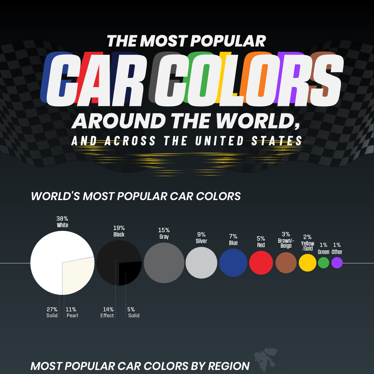 The Most Popular Car Colors Around the World, And Across the United States AutomotiveTouchup