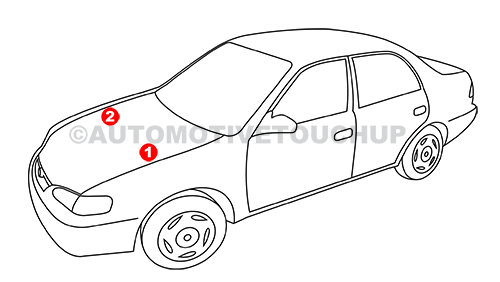 Lotus Paint Code Locations