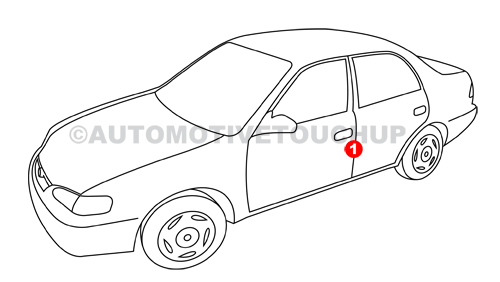 Scion Paint Code Location Diagram Scion Paint Code Location Diagram